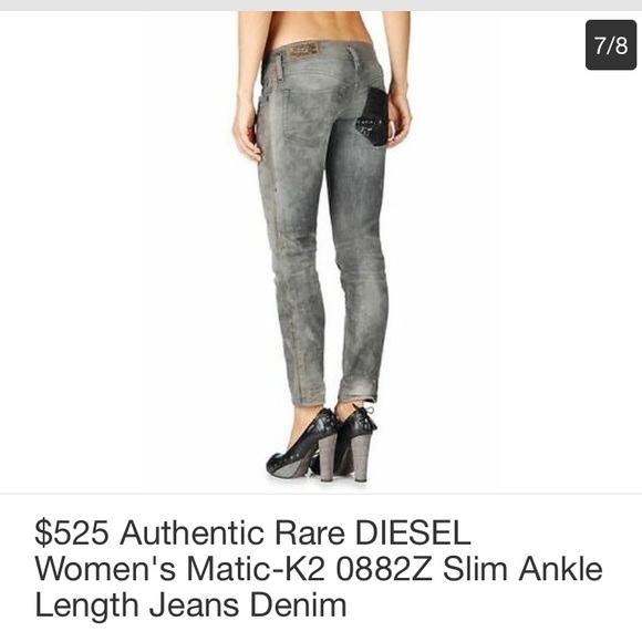 🆕 SOLD Diesel Matic-K2 Jean Made In Italy 🇮🇹 - Picture 3 of 7